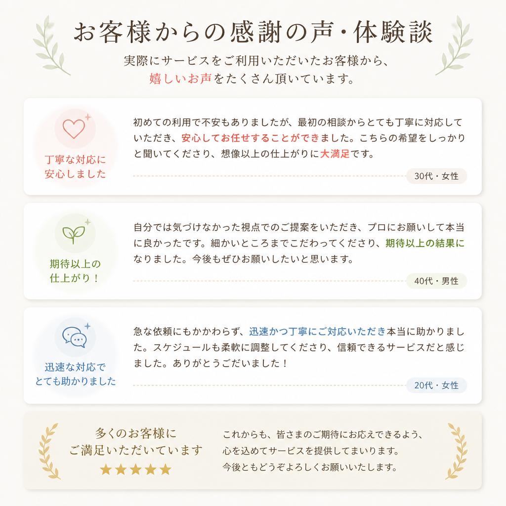 お客様の声