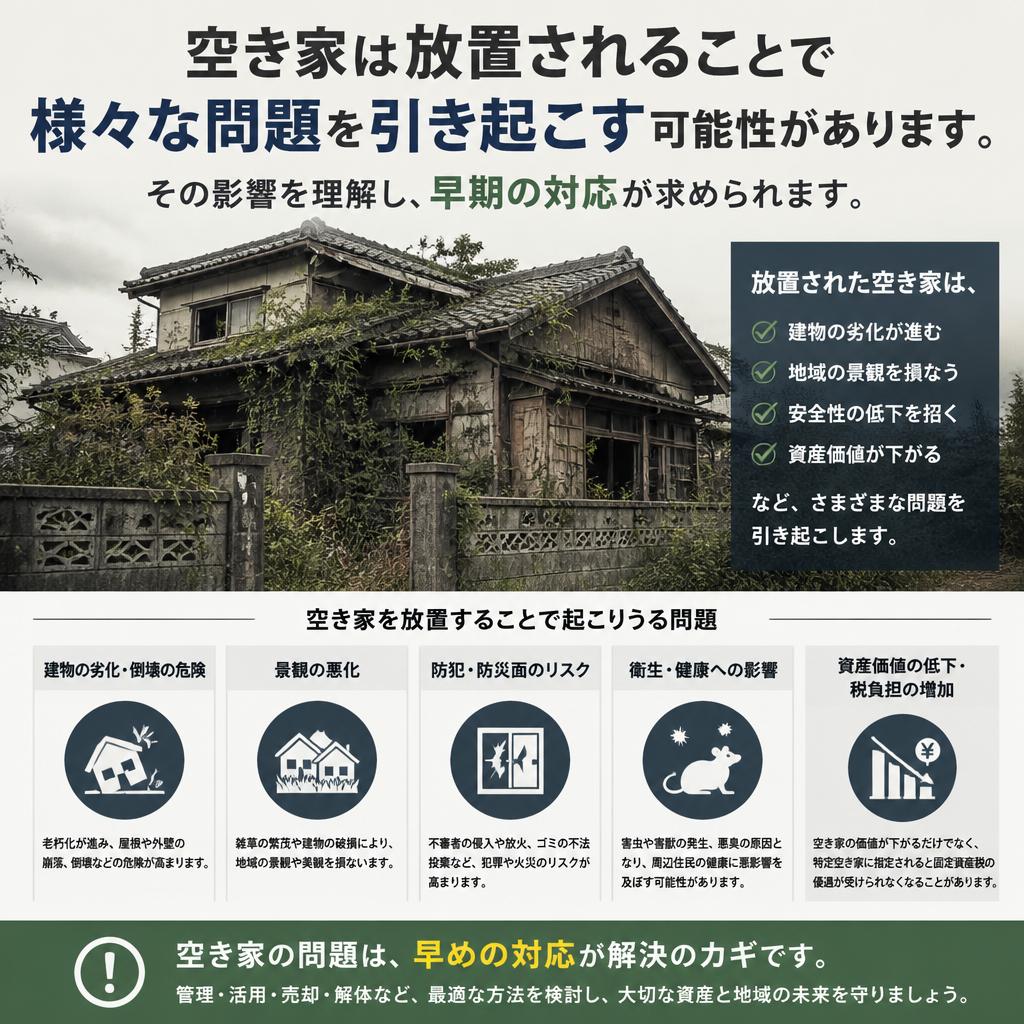 空き家が与える影響