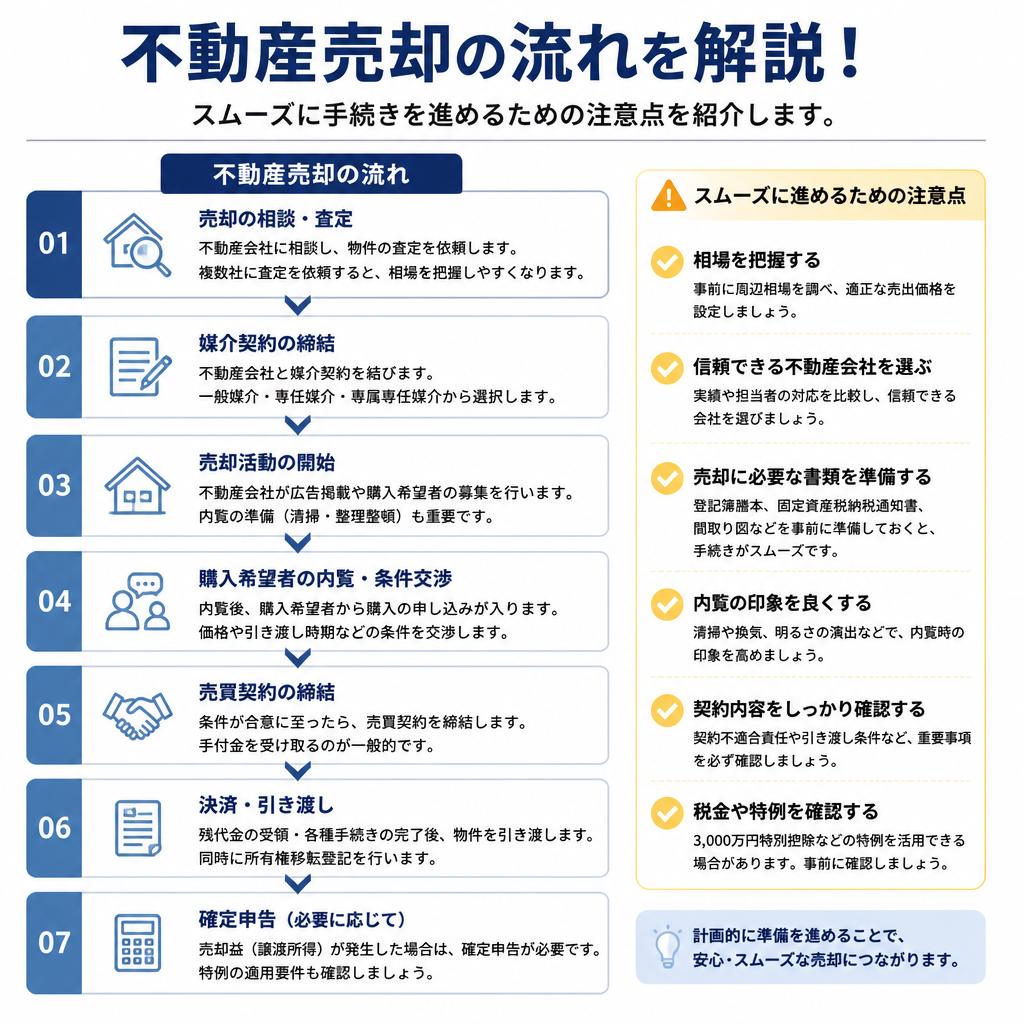 売却手続きの基本:スムーズな進め方とは?