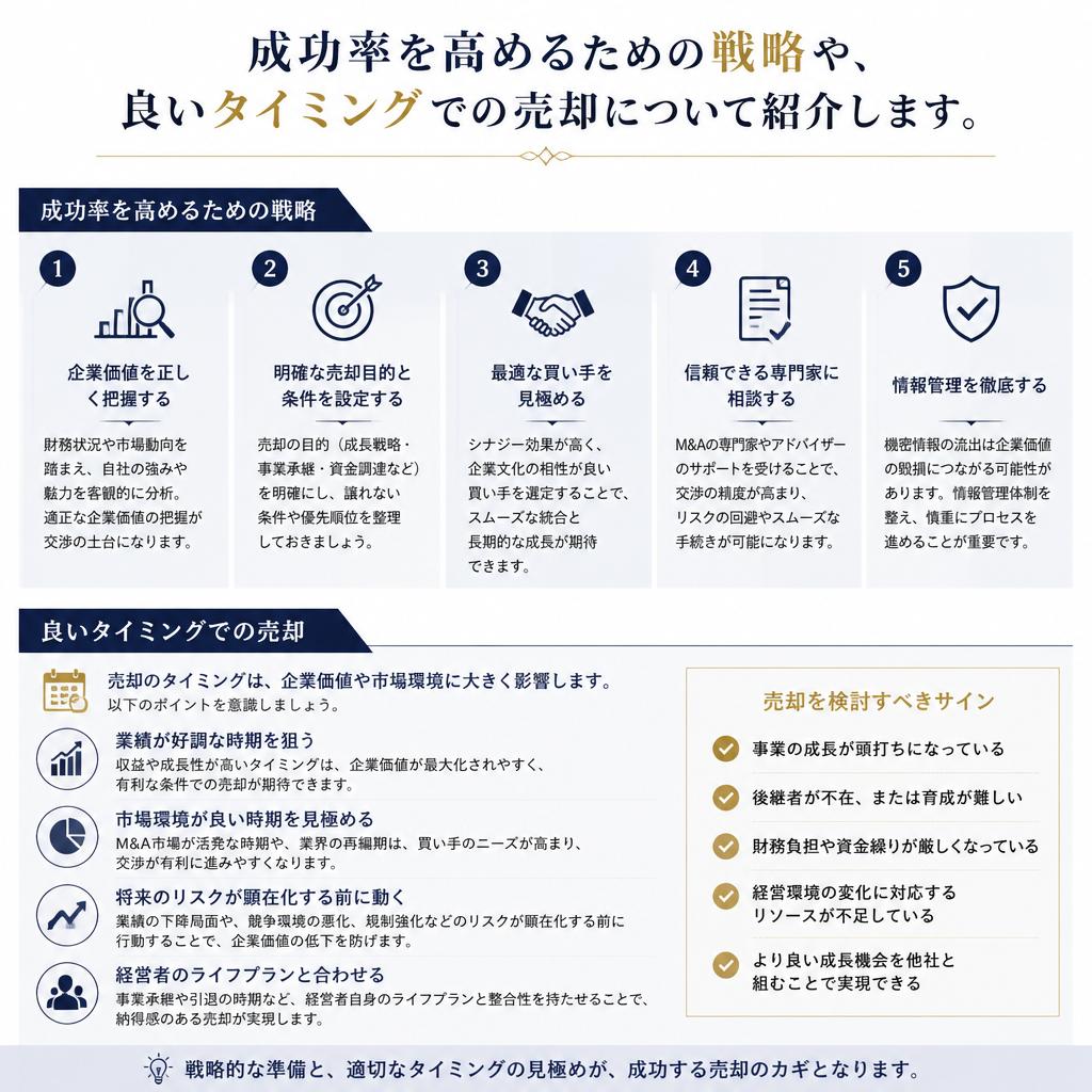 売却成功率を高めるためのコツ