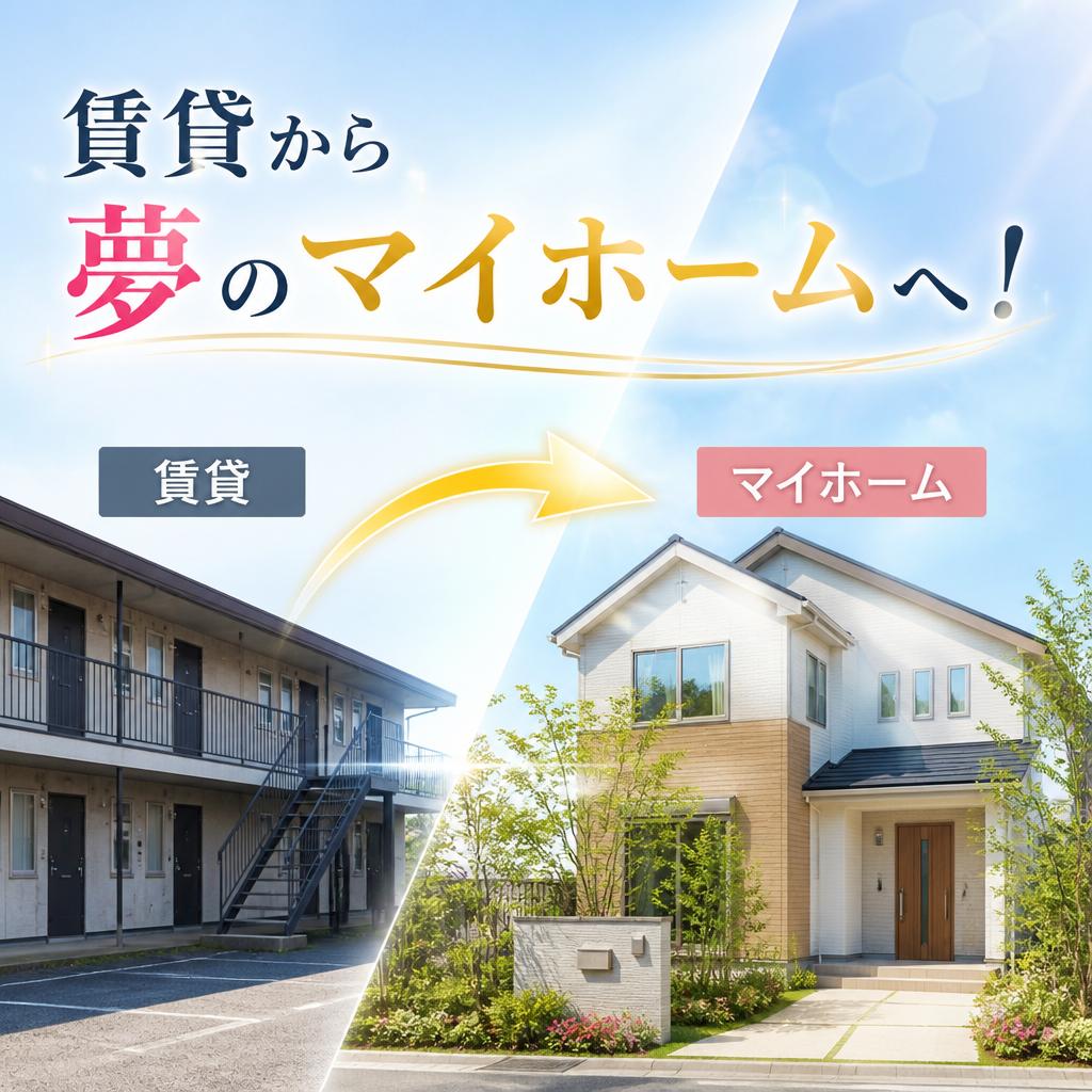 賃貸から夢のマイホームへ！