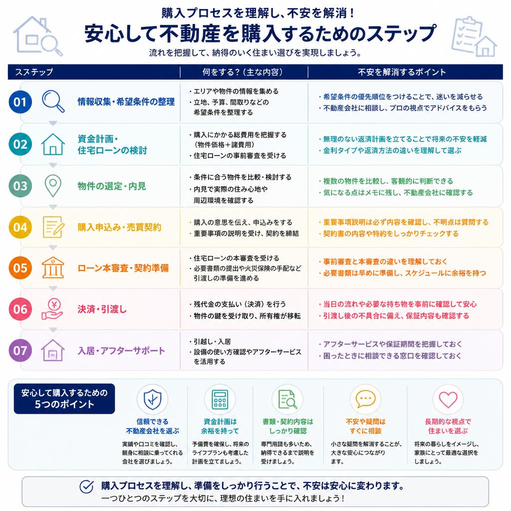 不動産購入の流れ