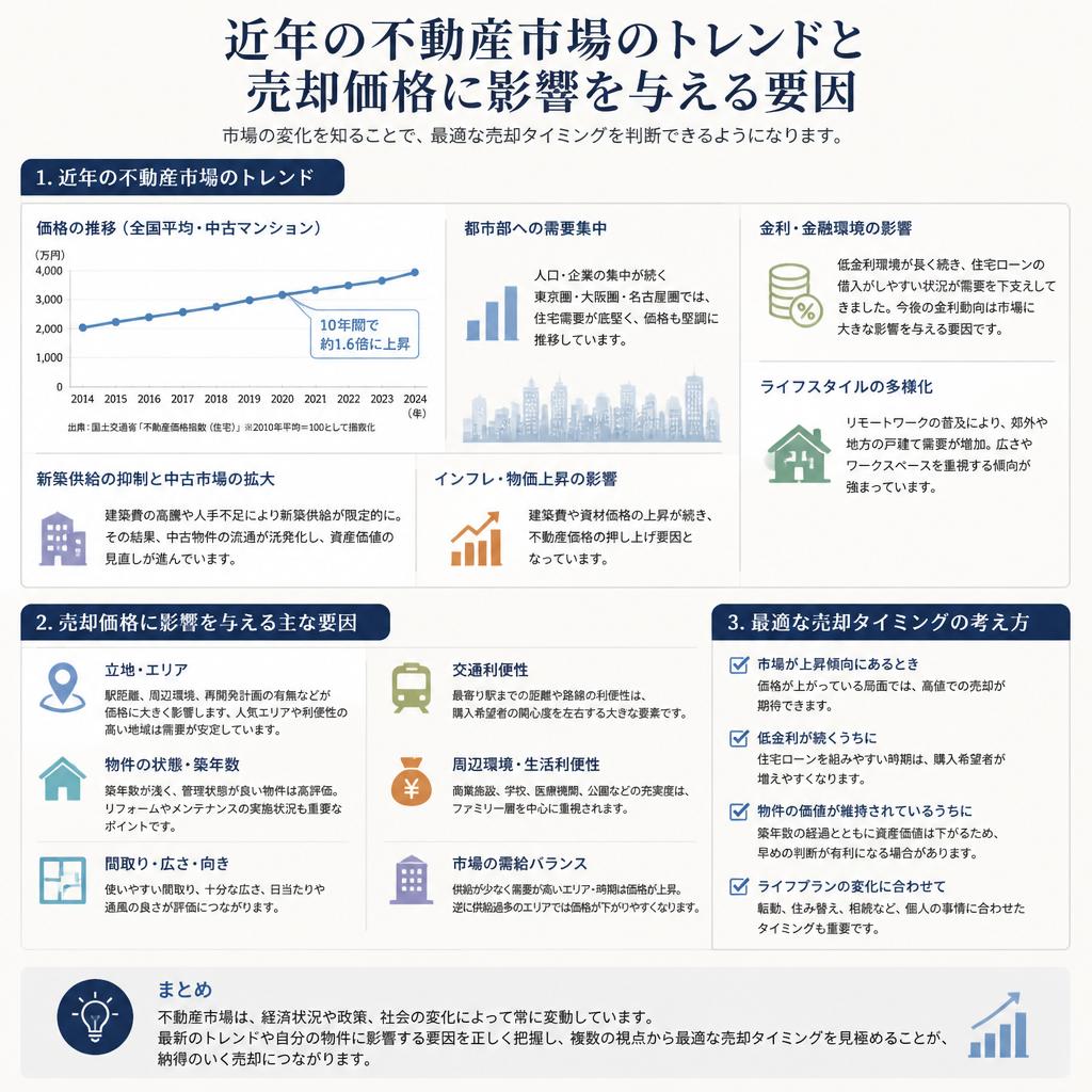 不動産市場の動向を理解する