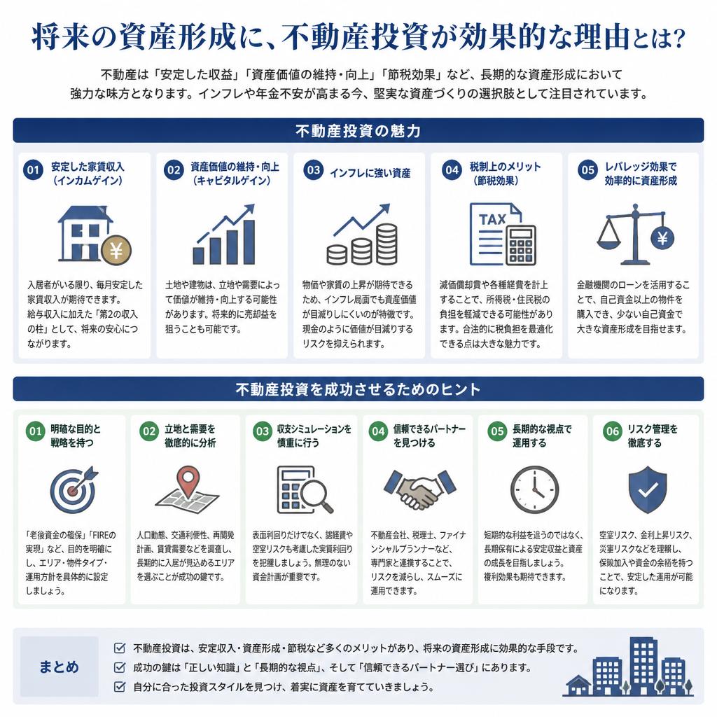 不動産投資の魅力