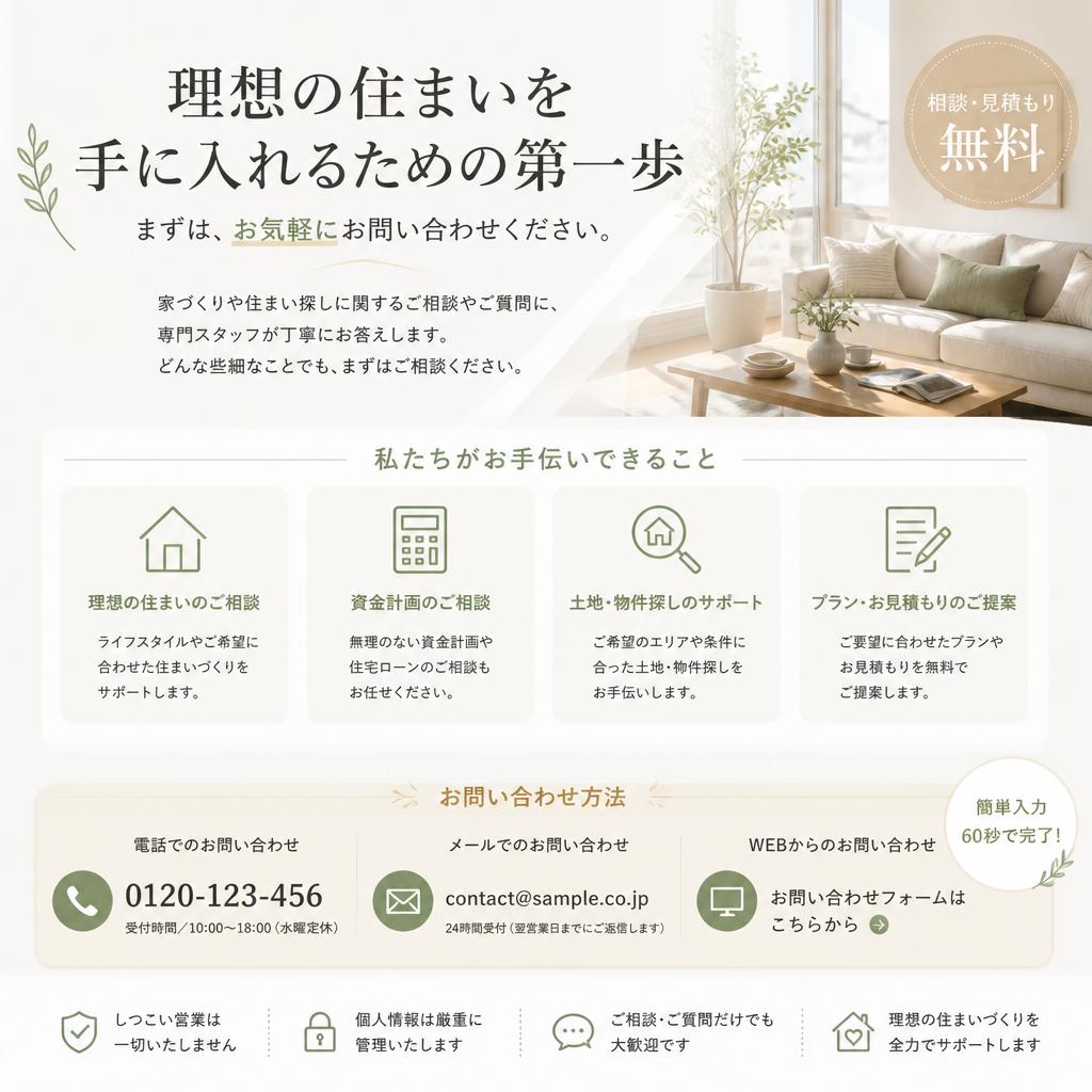 今すぐお問い合わせを！