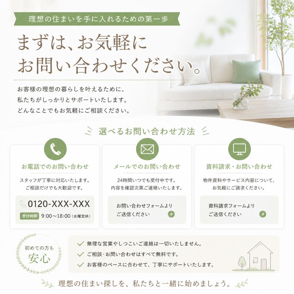 今すぐお問い合わせを！