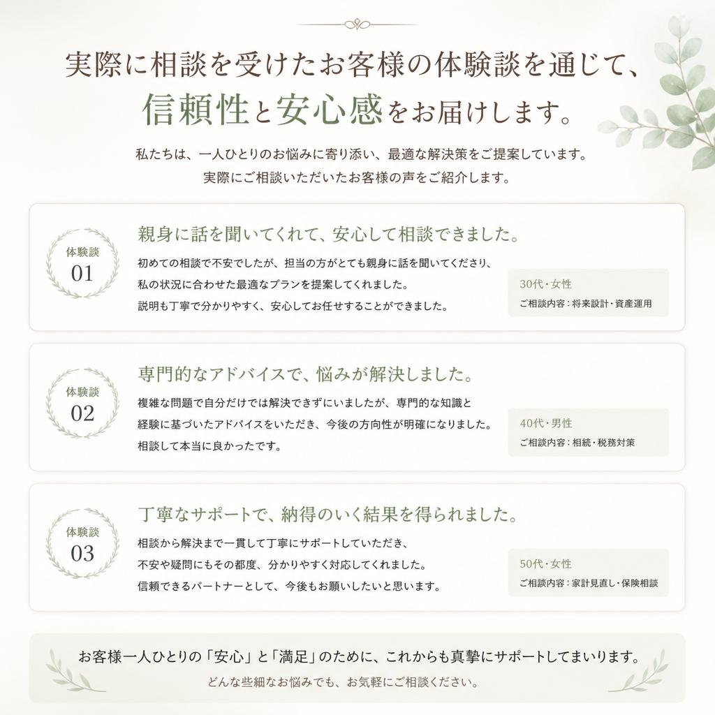お客様の声