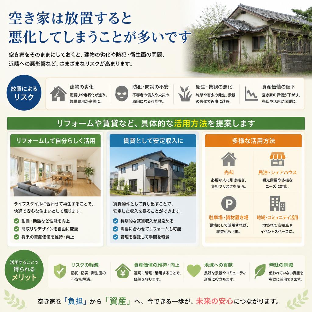 空き家の管理・活用法