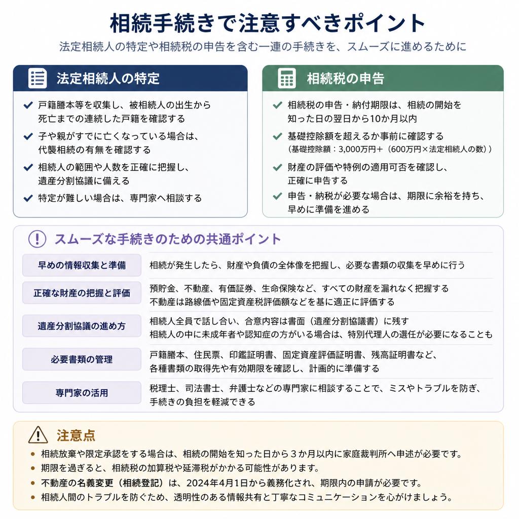 相続手続きのポイント