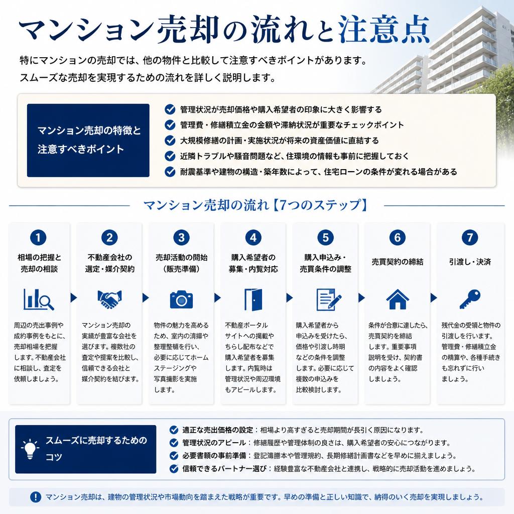 マンション売却のプロセス