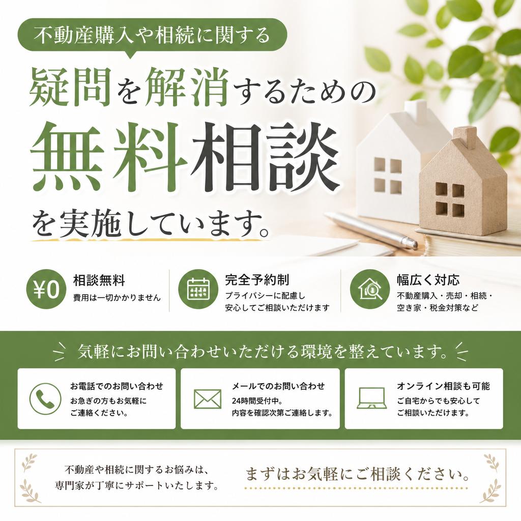 無料相談で安心を提供