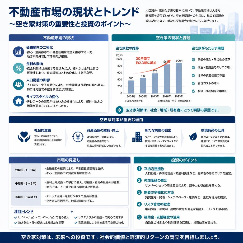 不動産市場の現状と動向