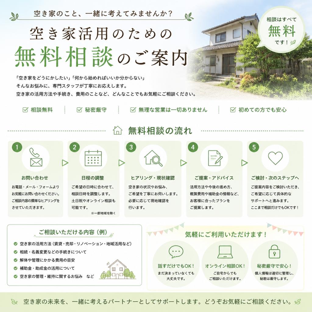 無料相談のご案内