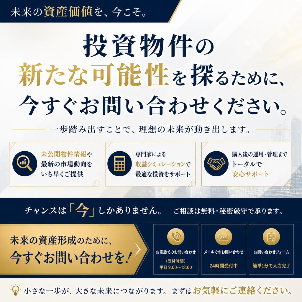 今すぐお問い合わせを！