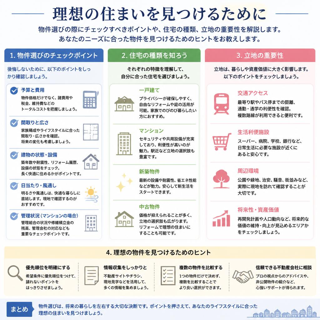 2. 物件選びの基礎知識