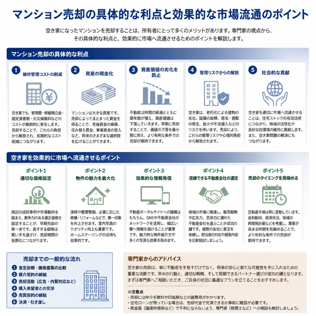マンション売却のメリット