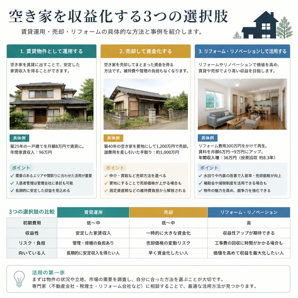 空き家を資産に変える方法
