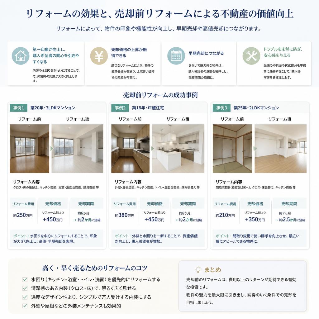 リフォームでの価値向上