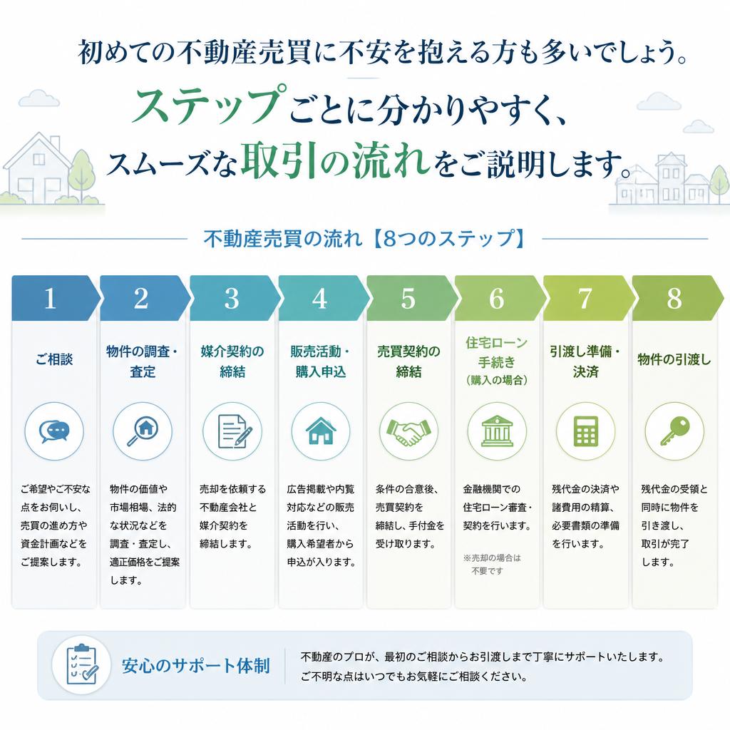 不動産売買の流れ