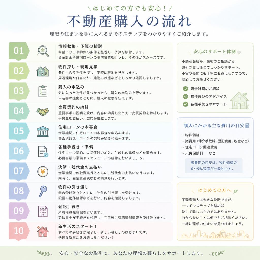 購入手続きの流れ