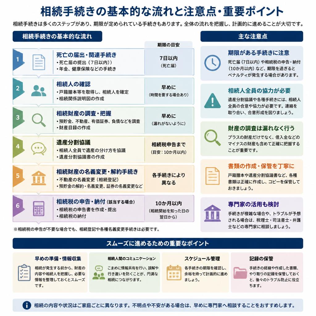 相続手続きの流れ