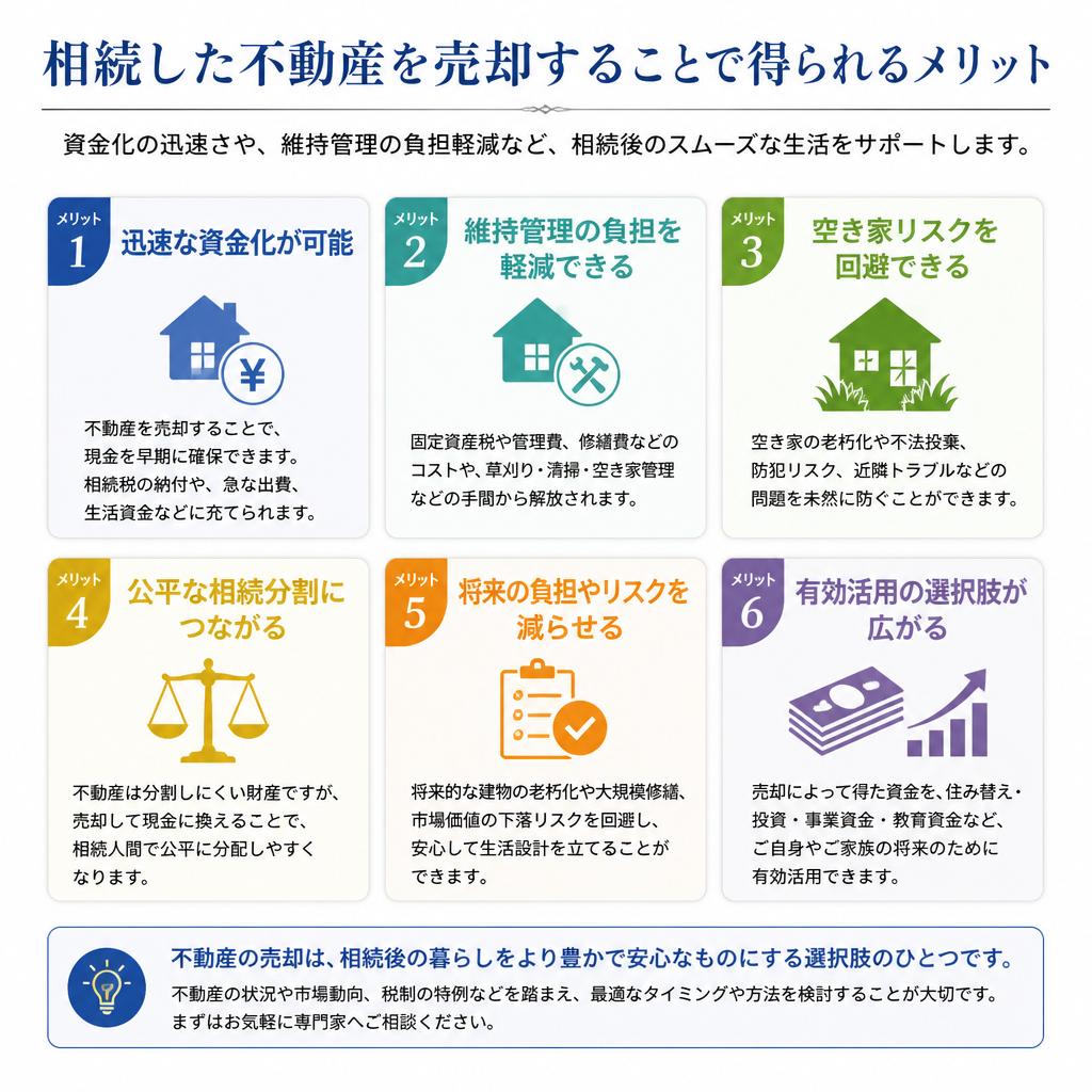 不動産売却のメリット