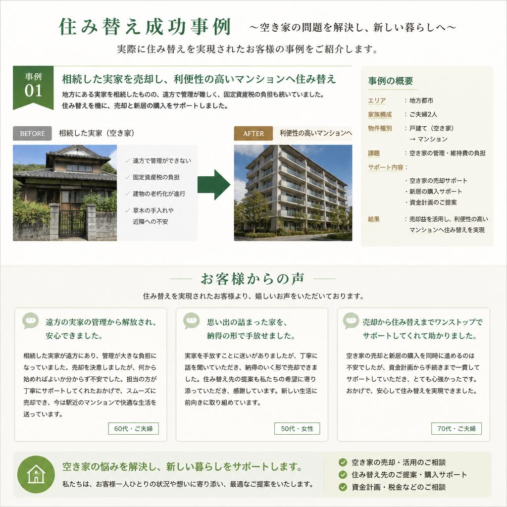 成功事例とお客様の声