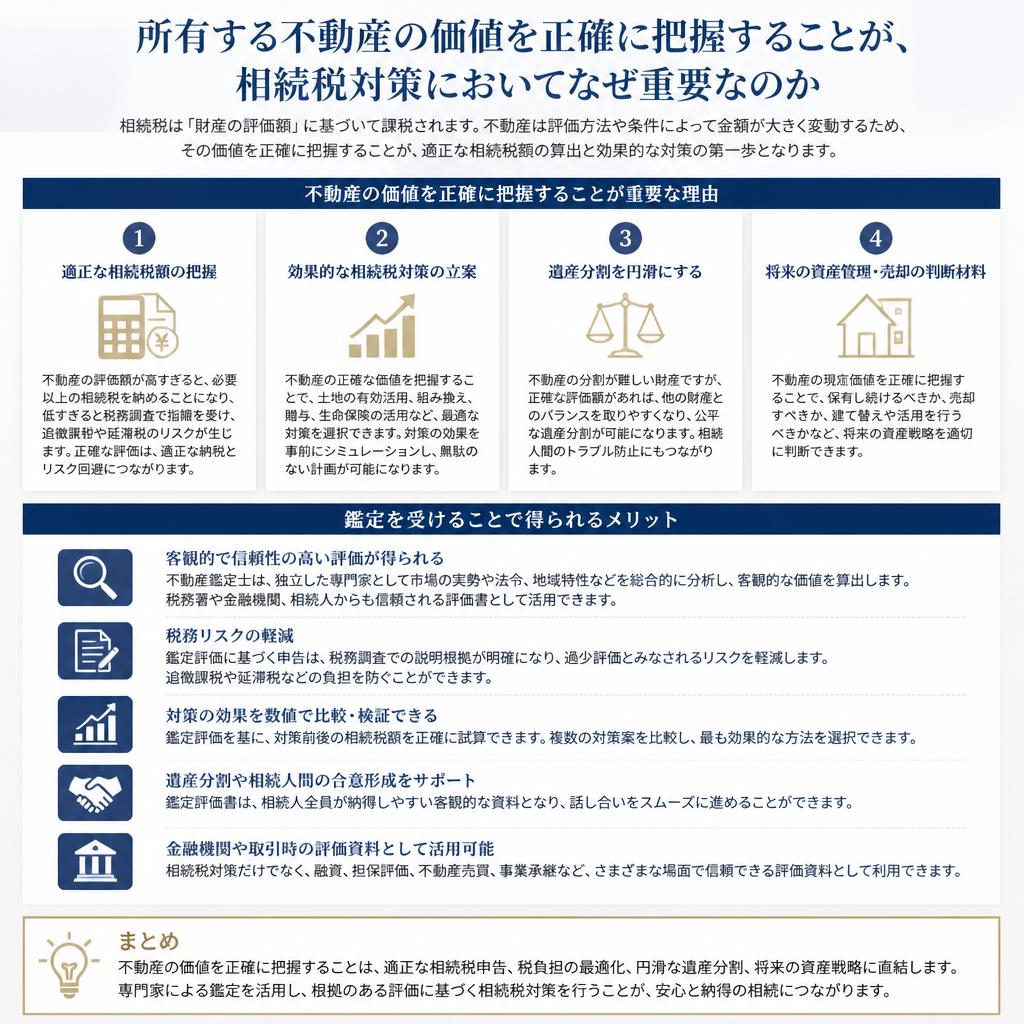 不動産の鑑定が必要な理由