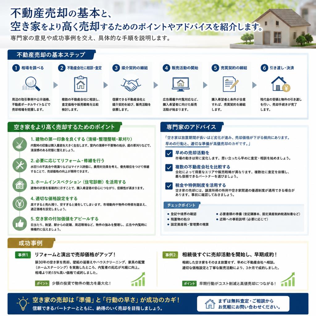 空き家の売却方法