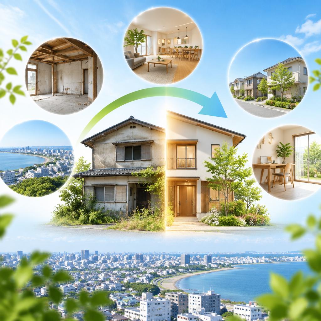 空き家を、次の暮らしの可能性へ。習志野市・船橋市の空き家対策と活用、住み替えをアースホームが一貫サポート